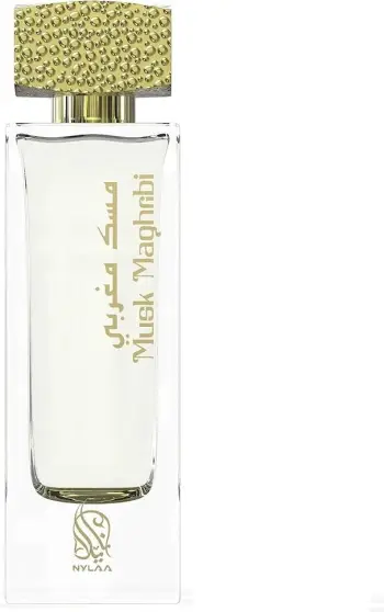 Parfum Nylaa Musk Maghribi, EDP 75ml, unisex, aromë frutore ambër dhe drunore