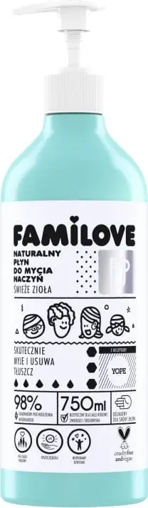 Lëng për larje enësh Yope Familove Natural 750ml