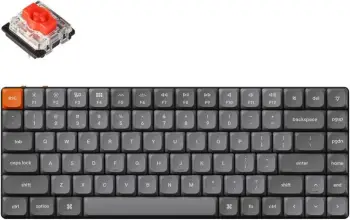 Tastierë mekanike wireless Keychron K3 Max RGB, low profile, Red Switch, e zezë