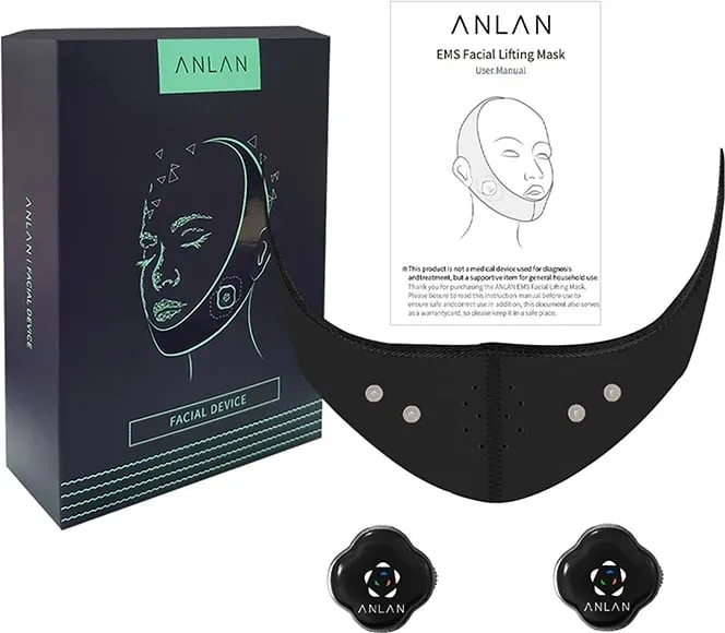 Maskë dobësimi fytyre ANLAN 01-ASLY41-001, EMS, e zezë - 1