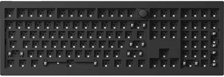Tastierë mekanike wireless Keychron V6 Max barebone, RGB, pa switch-e, e zezë - 1