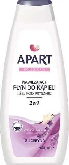 Xhel dushi dhe lëng për banjë 2n1 për femra Apart Natural Double Care Lavender & Vanilla, 900ml