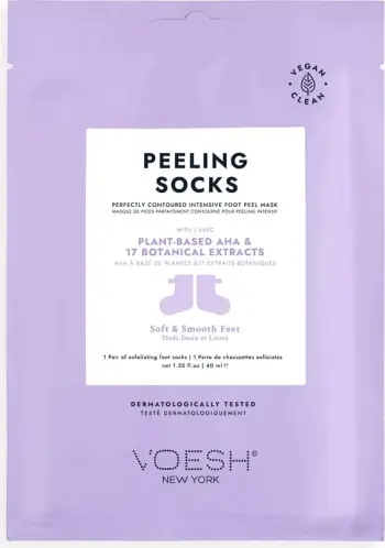 Çorape peeling për këmbë VOESH me ekstrakt livandoje për femra, 1 palë