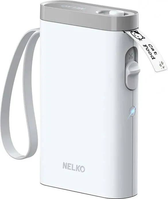 Printer etiketa termik Nelko P21, Bluetooth, 1200 mAh, i bardhë - 2