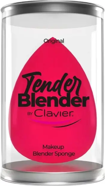 Sfungjer për grim Clavier Tender Blender Soft për femra rozë, 1 copë