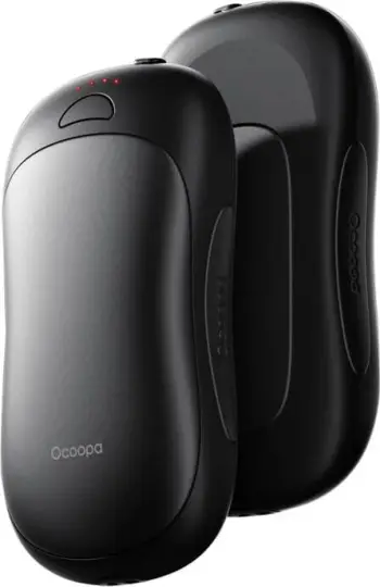 Ngrohës duarsh Ocoopa UT4102 me powerbank 2x5000 mAh, USB-C, i zi, set prej 2 copë