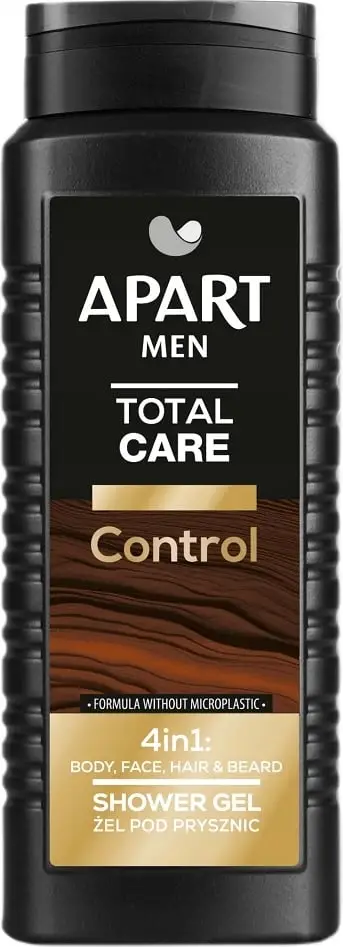 Xhel dushi 4-në-1 për meshkuj Apart Natural Total Care Control 500ml