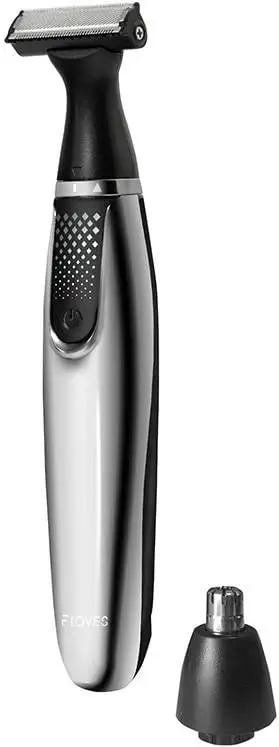 Makinë rroje dhe trimmer 2-në-1 FLOVES HF-8988, me bateri, argjend