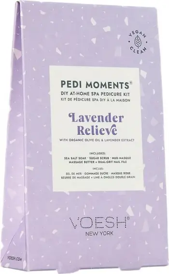 Set për pedikyr për femra VOESH Pedi Moments Lavender Relieve
