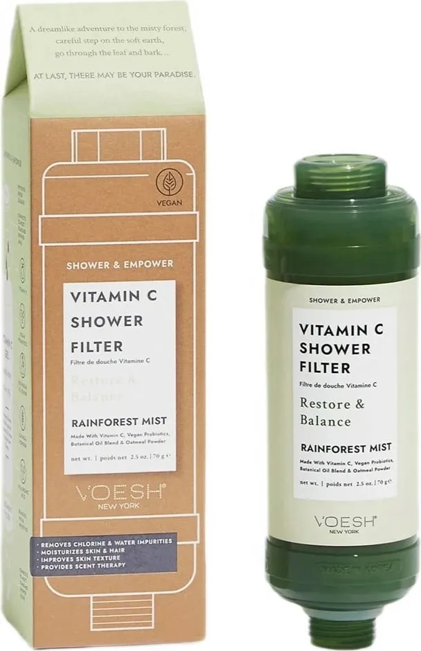 Filtër për dush me Vitaminë C VOESH Rainforest Mist 70g - 1