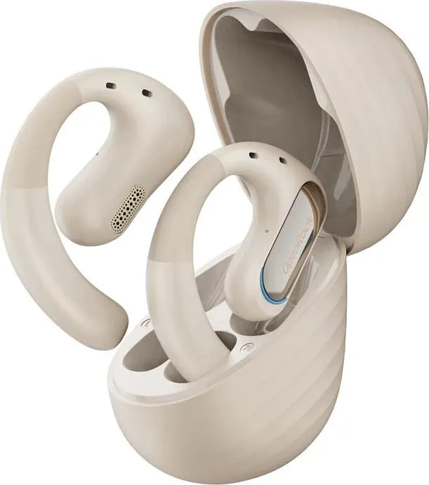 Kufje wireless sportive OneOdio OpenRock Pro, Bluetooth 5.2, bezhë - 2