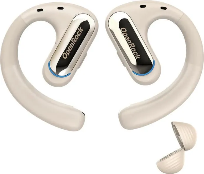 Kufje wireless sportive OneOdio OpenRock Pro, Bluetooth 5.2, bezhë - 3