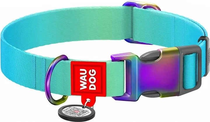 Qafore qeni Waudog 46522, rPET, 25-35 cm, kaltër - 2