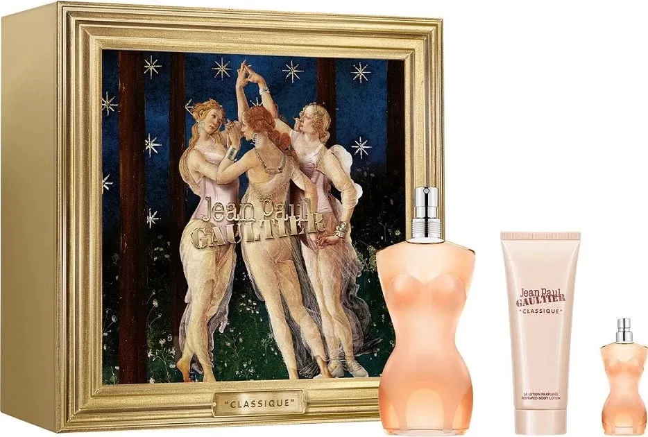 Set Eau de Toilette për femra Jean Paul Gaultier Classique, 100ml + 75ml + 6ml - 1