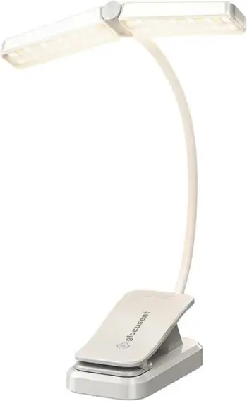 Llambë leximi me klip Glocusent Wingy GLCSNTA2902, USB-C, 1000mAh, e bardhë