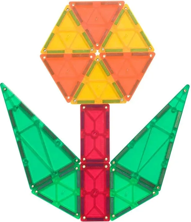 Set magnetik lodrash Playmags 165, 32 pjesë, shumëngjyrëshe - 4