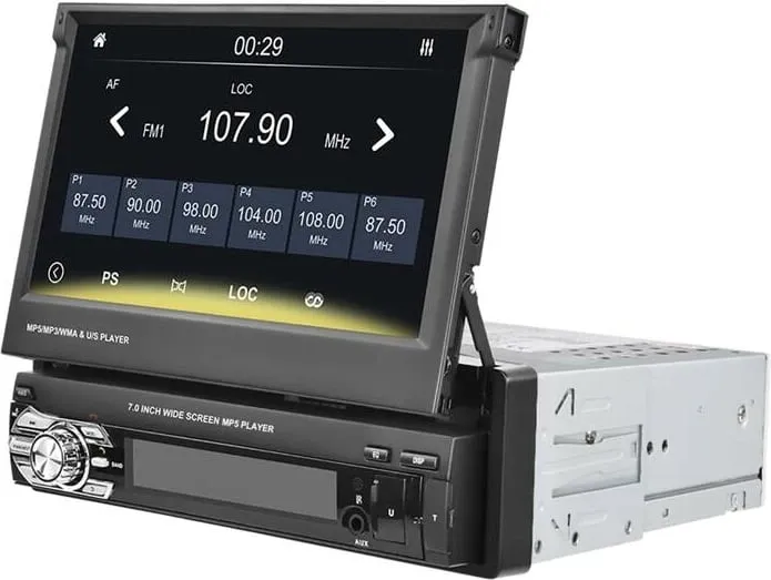 Monitor makine Podofo A3503, 7 inç, CarPlay & Android Auto, Ekran me prekje - 1