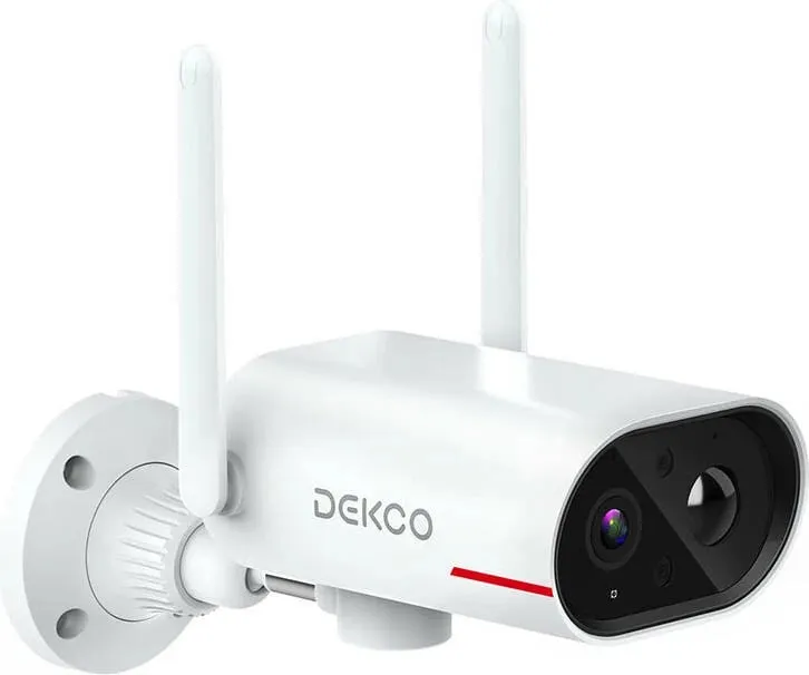 Kamerë IP e jashtme DEKCO DC8L me panel diellor, 3MP, Wi-Fi, Bardhë - 3