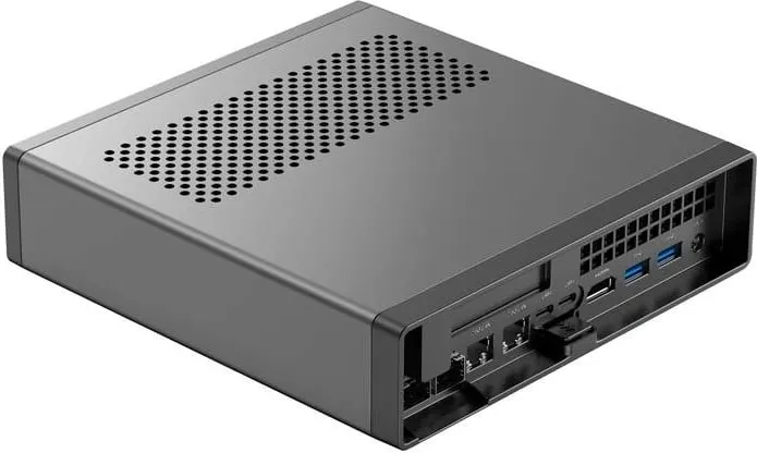 Kasë Mini PC Minisforum MS-01-S1390, Intel Core i9-13900H, barebone, e zezë - 4