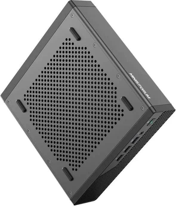 Kasë Mini PC Minisforum MS-01-S1390, Intel Core i9-13900H, barebone, e zezë - 6