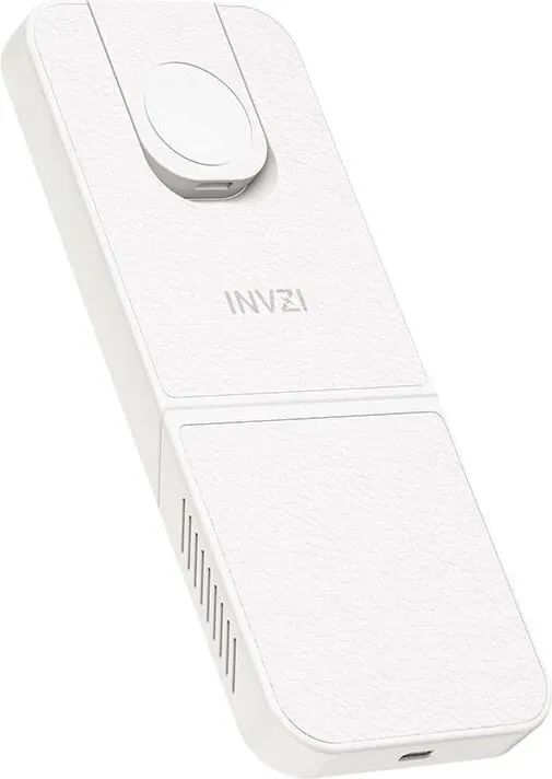 Karikues wireless INVZI MGF7W 3-në-1, 15W, i bardhë - 2