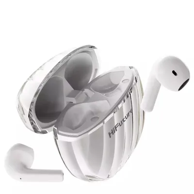 Kufje TWS HiFuture FlyBuds 3, të bardha, me kuti karikimi - 1