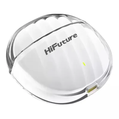 Kufje TWS HiFuture FlyBuds 3, të bardha, me kuti karikimi - 3