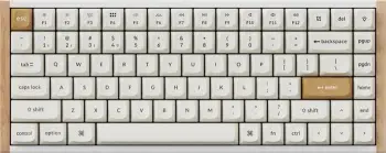 Tastierë mekanike wireless Keychron K2 HE, 84 taste, RGB, switch magnetik Nebula, e bardhë