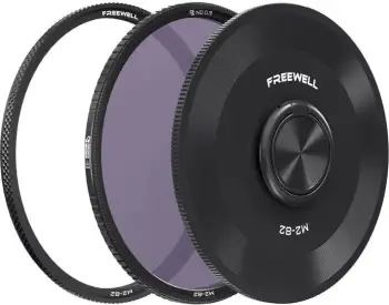 Filter Freewell M2 Series ND8 për kamera, 82mm, me adapter magnetik, set me kapak dhe kuti