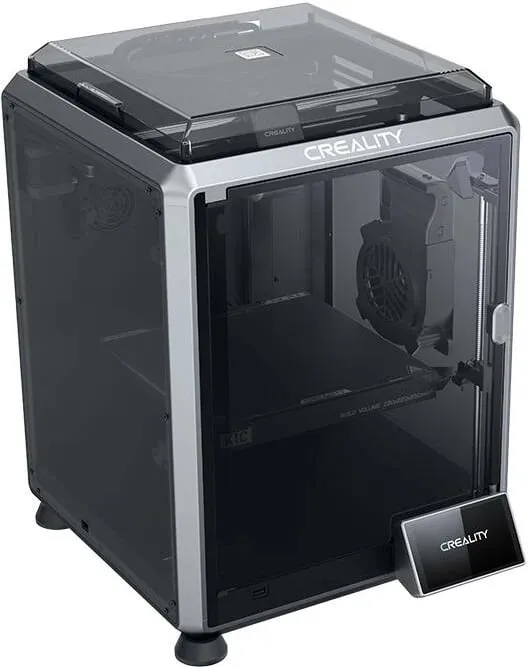 Printer 3D Creality K1C, 600mm/s, auto leveling, me kamera AI - 3