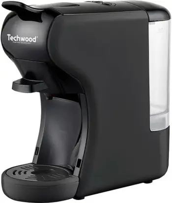 Aparat kapsulash për kafe Techwood TCA-196N, 600 ml, 19 bar, i zi