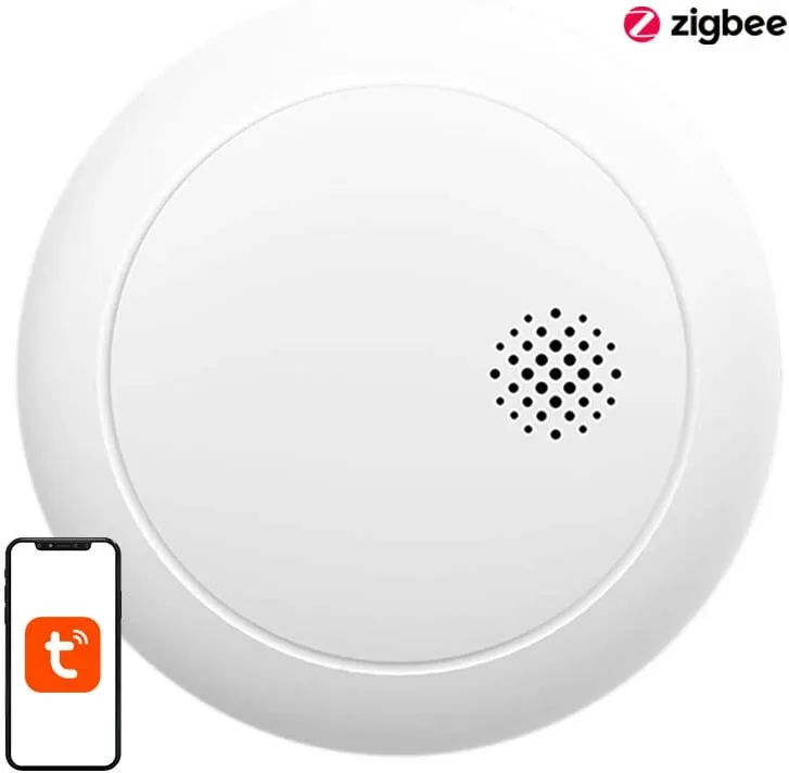 Detektor tymi optik Heiman HS2SA-1, ZigBee, Tuya, i bardhë - 1