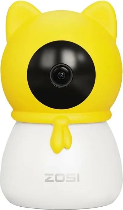 Kamerë elektronike ZOSI C516, 2.5K HD, wireless, bardhë/verdhe - 2