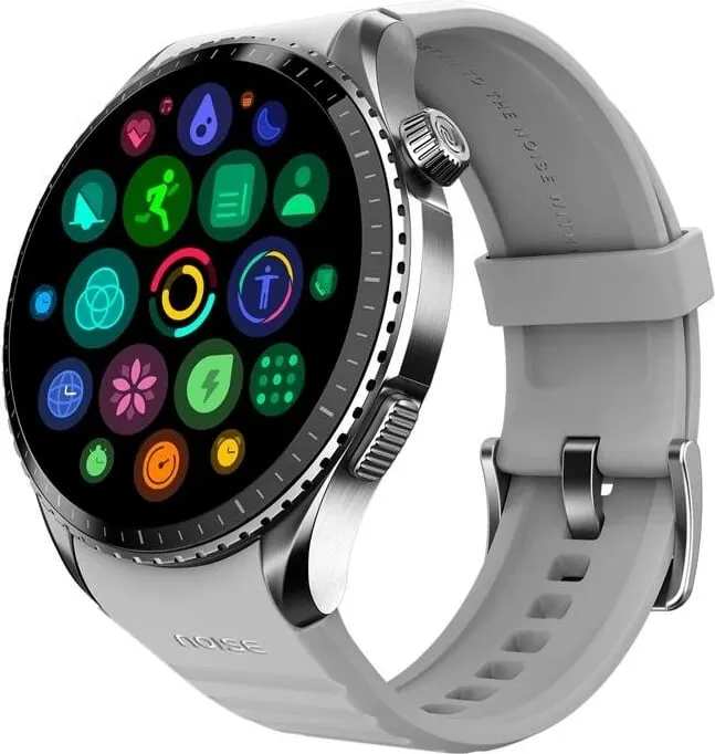 Smartwatch Noise Origin, 1.46" AMOLED, çelik inoksi, rrip silikoni, Gri - 1
