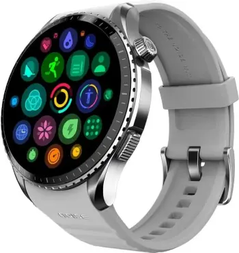 Smartwatch Noise Origin, 1.46" AMOLED, çelik inoksi, rrip silikoni, Gri
