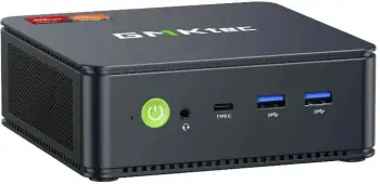 Kasë mini GMKtec K6, Ryzen 7 7840HS, 32GB RAM, 1TB SSD, e zezë