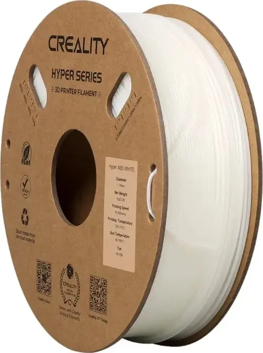 Filament ABS Creality Hyper, 1.75 mm, 1 kg, Bardhë - 1