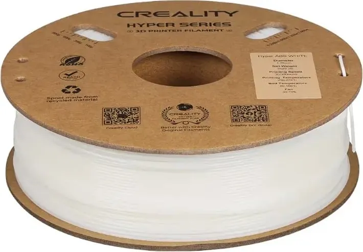 Filament ABS Creality Hyper, 1.75 mm, 1 kg, Bardhë - 2