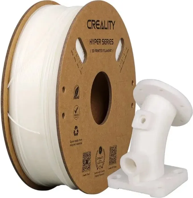 Filament ABS Creality Hyper, 1.75 mm, 1 kg, Bardhë - 3