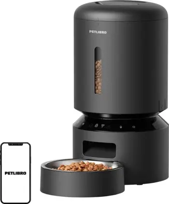 Shpërndarës ushqimi për kafshë Petlibro Granary PL-AF103-34B, 5L, i zi