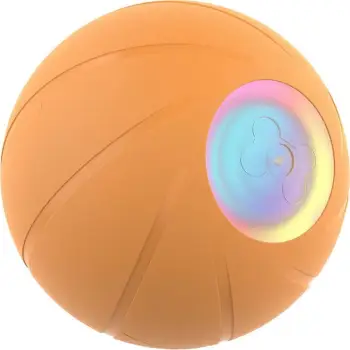 Lodër interaktive për qen Cheerble Wicked Ball SE, portokalli