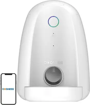 Shpërndarës automatik ushqimi për kafshë Dogness F05, 2L, me WiFi, i bardhë