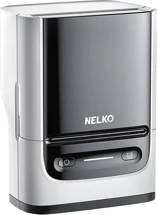 Printer etiketa termik Nelko PM220, Bluetooth, 1200 mAh, i bardhë - 2
