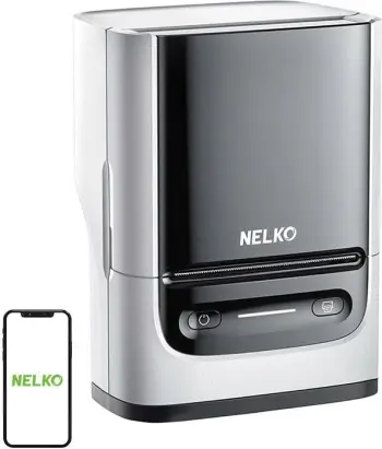 Printer etiketa termik Nelko PM220, Bluetooth, 1200 mAh, i bardhë