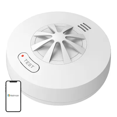 Sensor nxehtësie Heiman HM-5HW, wireless, i bardhë - 1