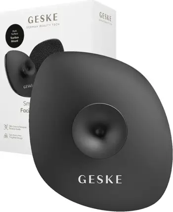 Brushë pastrimi fytyre Geske 4-në-1 me dorezë dhe aplikacion, gri