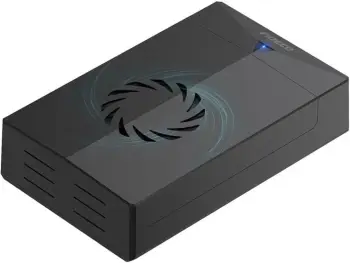 Kasë FIDECO P3U për HDD/SSD, USB 3.0, SATA 2.5"/3.5", me ventilator, Gri
