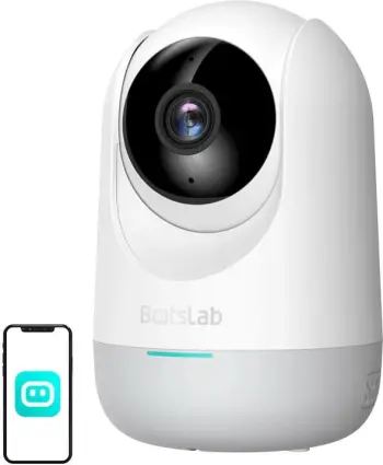 Kamerë sigurie Botslab C211, 3MP, 360°, WiFi, për brenda, e bardhë