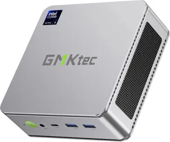 Kasë mini GMKtec K9, Intel Ultra 5 125H, 32GB RAM, 1TB SSD, Windows 11 Pro, Gri