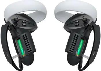 Mbështjellës kontrolleri KiwiDesign Q1 PRO-2.2 për Meta Quest 2, i zi, set